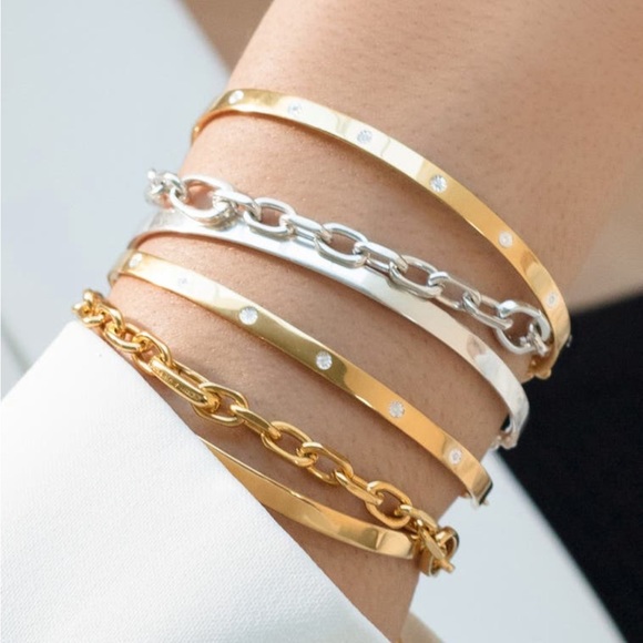 Monica Vinader Fiji diamond slider bracelet - Picture 5 of 5